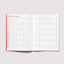 Agenda mensual 2027 Tamaño A6 - Octagon Design