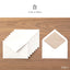 Sobres para carta 162x114mm Blanco - Midori