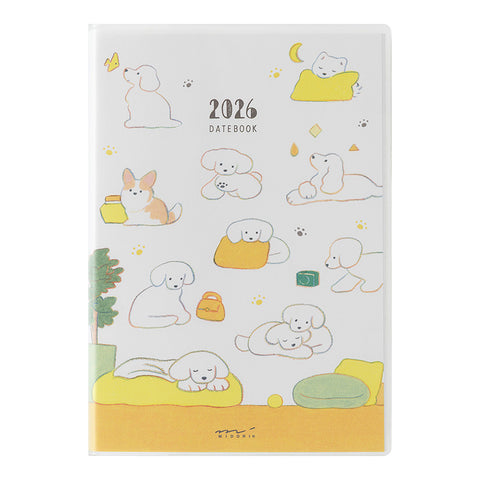 Agenda 2026 Perros B6 - Midori