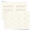 Agenda 2027 hibino Rosa A6 - 2 páginas día Midori
