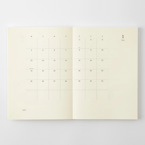 Planificador MD Notebook Diary A5 2027