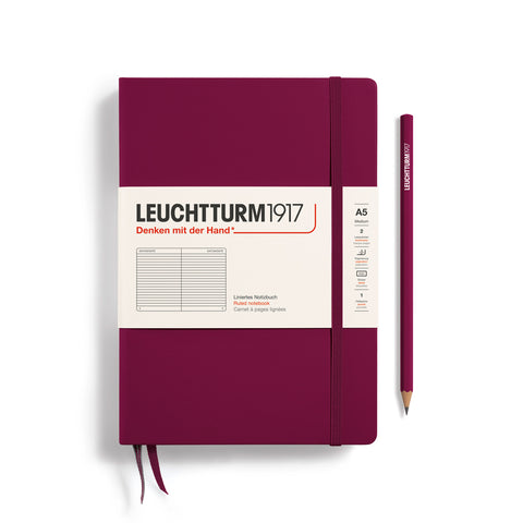 Leuchtturm1917 Libreta A5 Tapa dura Port Red