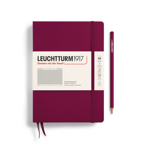 Leuchtturm1917 Libreta A5 Tapa dura Port Red