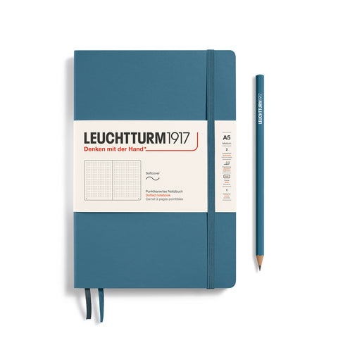 Leuchtturm1917 Libreta A5 Tapa blanda Stone Blue