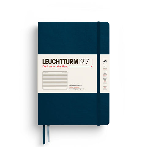 Leuchtturm1917 Libreta A5 Tapa dura Deep Sea