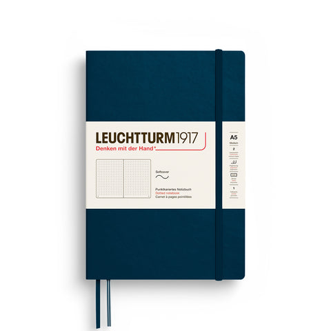 Leuchtturm1917 Libreta A5 Tapa blanda Deep Sea