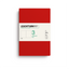 Jottbook Pur - Set de 3 - A5 Cherry