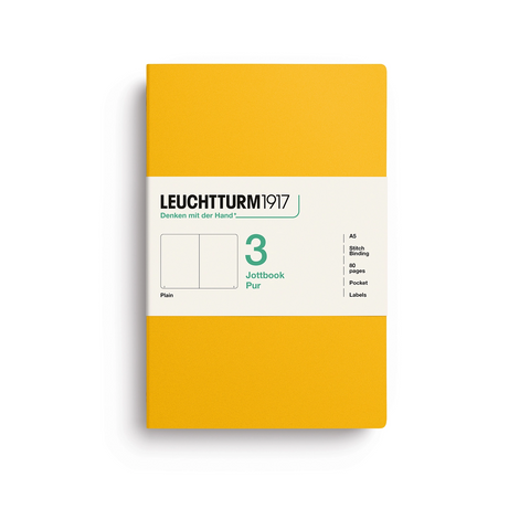 Jottbook Pur - Set de 3 - A5 Sunflower