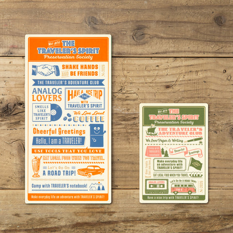 Traveler's Notebook Plastic Sheet 2026 Tamaño Regular