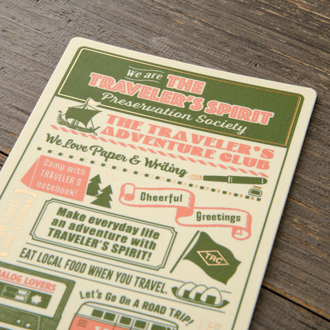 Traveler's Notebook Plastic Sheet 2026 Tamaño Passport