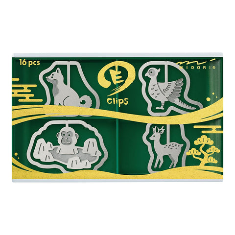 Clips metálicos - Animales japoneses