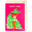 Tarjeta Felicitación - Party Girl Neon
