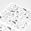 Stickers Chat Sea Creature - Hoja de pegatinas