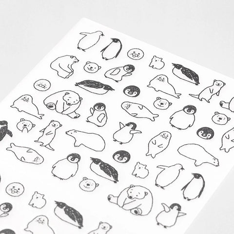Stickers Chat Sea Creature - Hoja de pegatinas