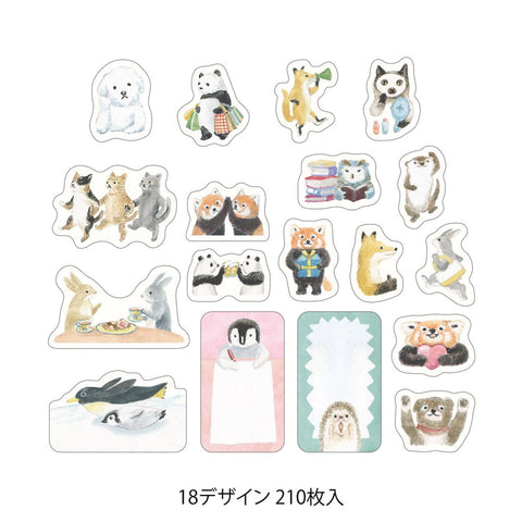 Pegatinas en rollo - Animal Emotions