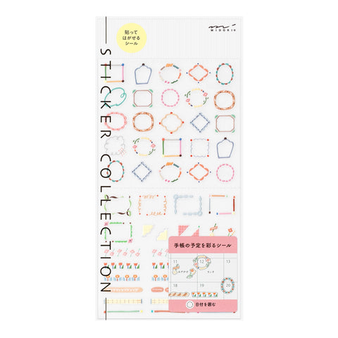 Stickers 2740 Date Circle - Hoja de pegatinas