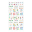 Stickers 2741 Margin Flower - Hoja de pegatinas
