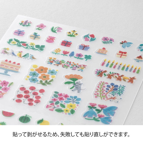 Stickers 2741 Margin Flower - Hoja de pegatinas