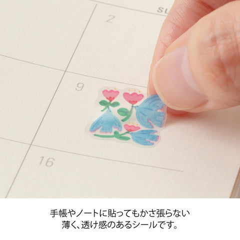 Stickers 2741 Margin Flower - Hoja de pegatinas
