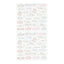 Stickers 2744 Text Anniversary - Hoja de pegatinas