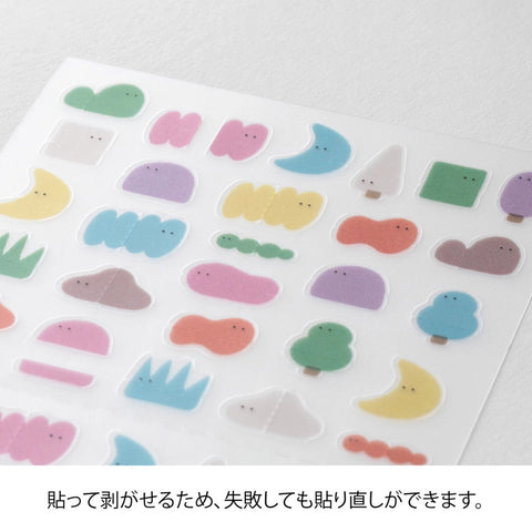 Stickers 2746 Side-Frame Loose illustration - Hoja de pegatinas