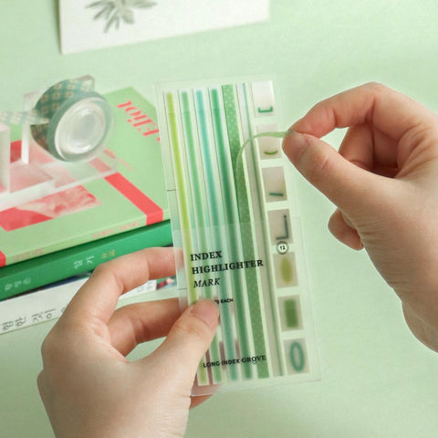 Subrayador y marcapáginas adhesivo Iconic - Grove