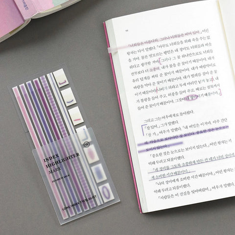 Subrayador y marcapáginas adhesivo Iconic - Twilight