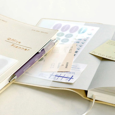 Agenda sin fechas Office Planner V.2 - Milk White