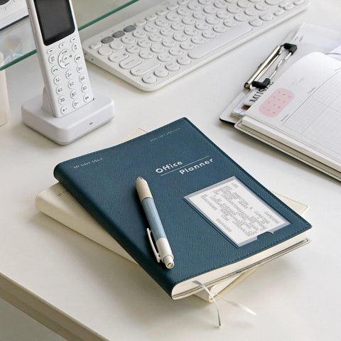 Agenda sin fechas Office Planner V.2 - Steel Blue