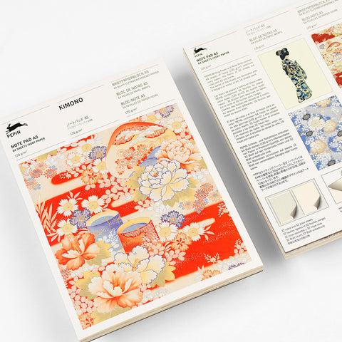 Bloc de notas A5 | Papel de carta - Kimono