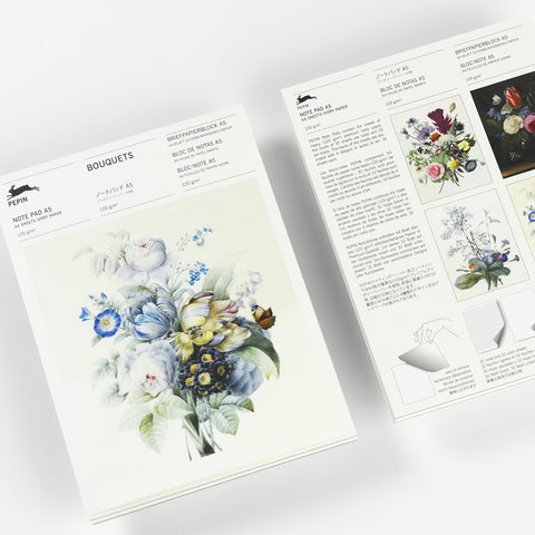 Bloc de notas A5 | Papel de carta - Bouquets