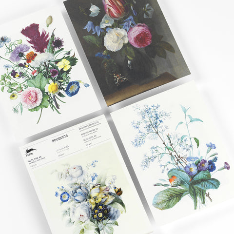 Bloc de notas A5 | Papel de carta - Bouquets
