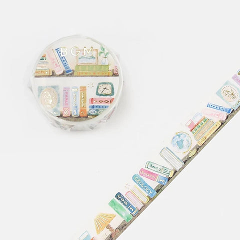 Washi tape con dorado - Scenery of Desk