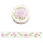 Washi tape con dorado - Lovely Flower