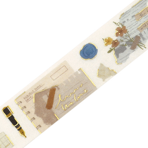 Washi tape con dorado - Collage