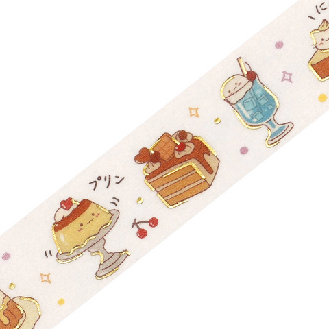 Washi tape con dorado - Dulces