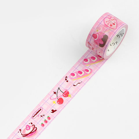 Washi tape con metalizado - Postre