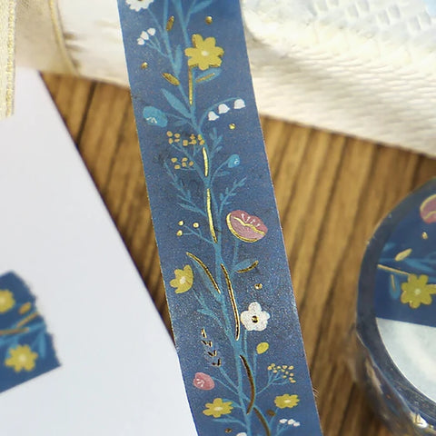 Washi tape con dorado - Tokohatsuhana