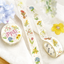 Washi tape con dorado - ippai - Flores