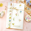 Washi tape con dorado - ippai - Flores