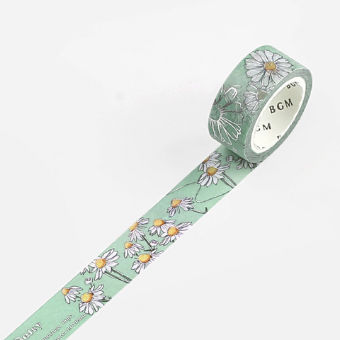 Washi tape con dorado - Blossom Mint