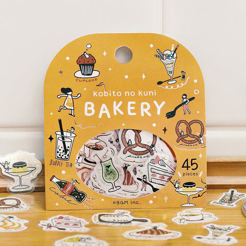 Pegatinas washi - Kobito no kuni - Bakery