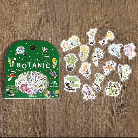 Pegatinas washi - Kobito no kuni - Botanic