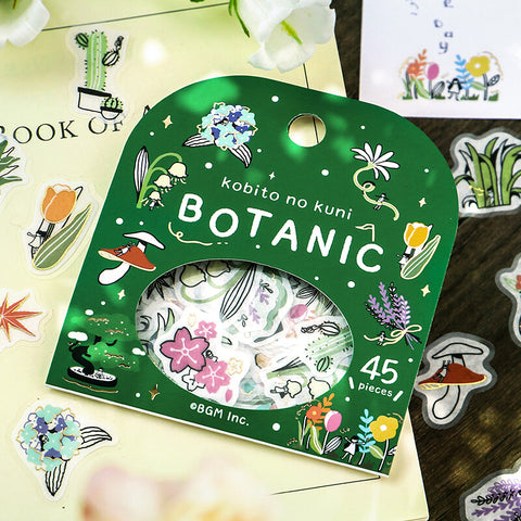 Pegatinas washi - Kobito no kuni - Botanic