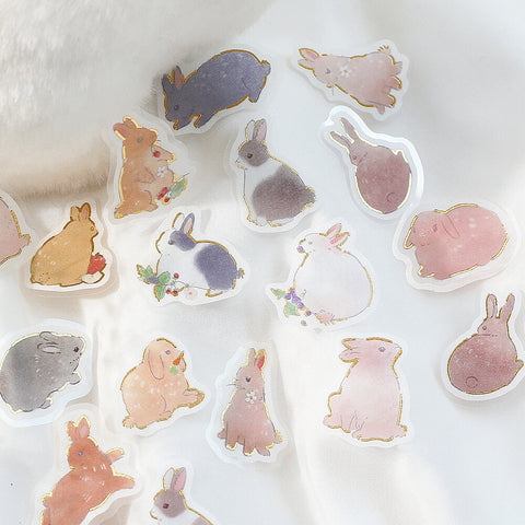 Pegatinas washi - ippai - Conejos