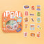 Pegatinas washi - ippai - Snacks