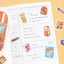 Pegatinas washi - ippai - Snacks