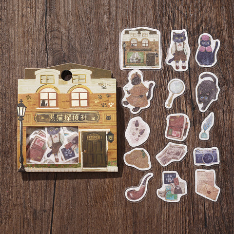 Pegatinas washi - Agencia de detectives