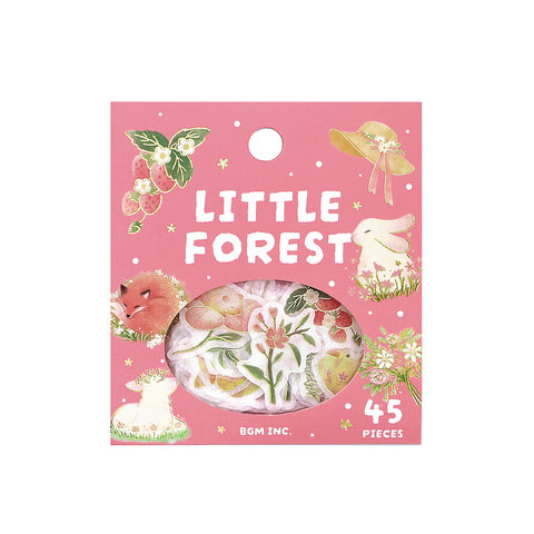 Pegatinas washi - Little Forest - Rosa