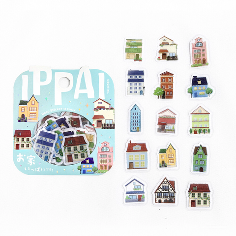 Pegatinas washi - ippai - Casas